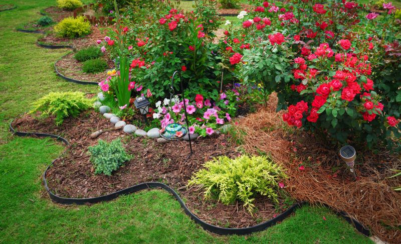 Red Mulch Installation in Ventura County, CA